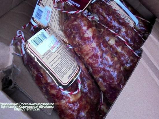 Смоленские таможенники отправили обратно в Белоруссию 700 кг колбасы