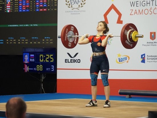 Кировская спорстменка взяла "серебро" на первенстве Европы по тяжелой атлетике