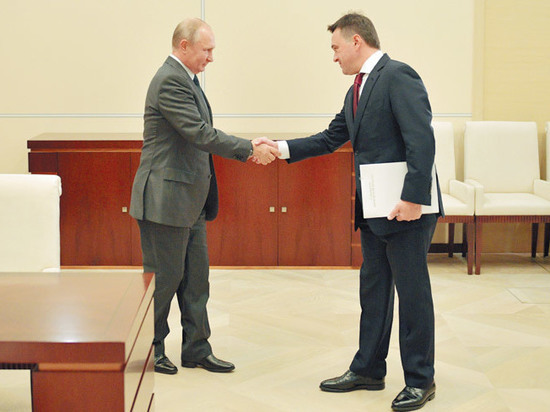 Президент обсудил с губернатором Андреем Воробьевым социально-экономическое развитие Подмосковья
