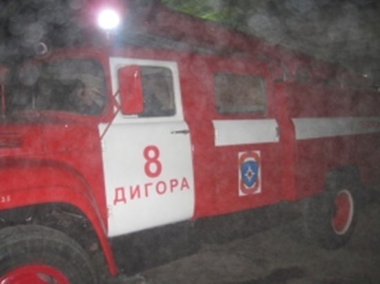 В Северной Осетии потушили пожар на площади 1500 квадратных метров