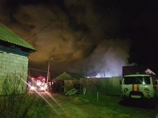 В Тамбове у многодетной семьи сгорел чердак