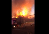 Пожар произошел 30 октября в старом деревянной доме в центре Читы