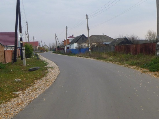 В селе под Рязанью отремонтировали дорогу