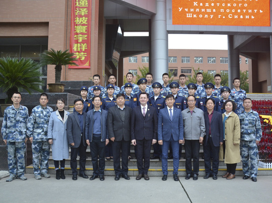 Учащиеся Кызылского президентского кадетского училища посетили Китай