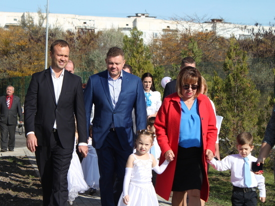 В Новофедоровке открыли новый детский сад "Сокол"