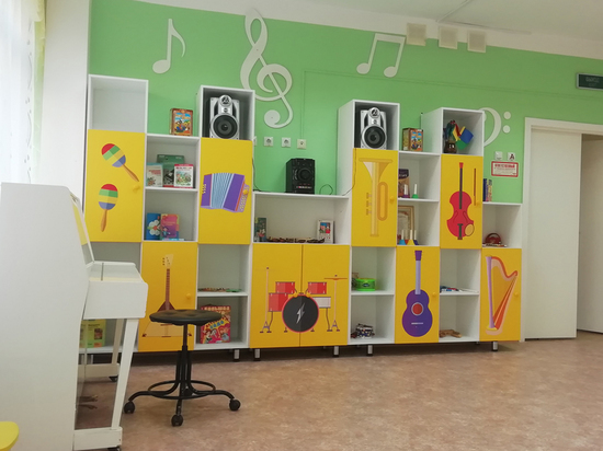 В красноярском детском саду появилась необычная дизайнерская мебель