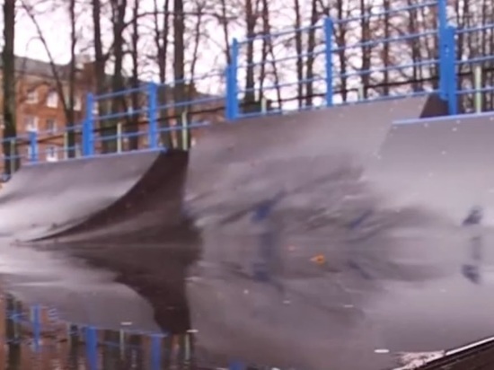В Рыбинске открыли морозоустойчивую скейт- площадку, на которой нельзя кататься в мороз