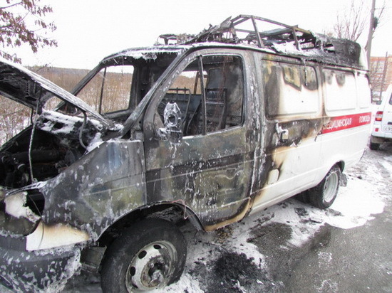 Стали известны подробности о сгоревшем автомобиле «скорой помощи»