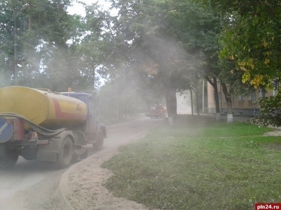 Росгидромет: Пыли в Пскове стало больше