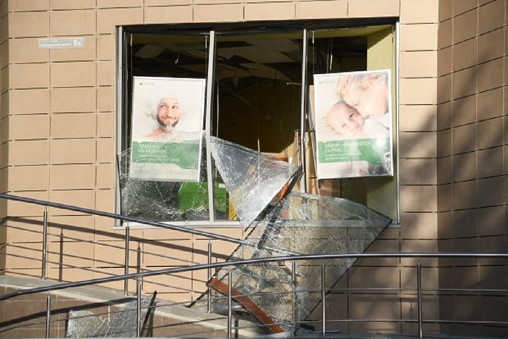 В Волгограде взорвали банкомат в офисе Сбербанка