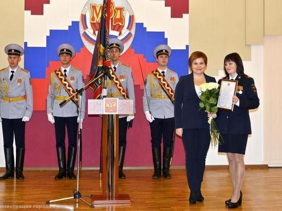 Рязанские полицейские принимают поздравления с профессиональным праздником