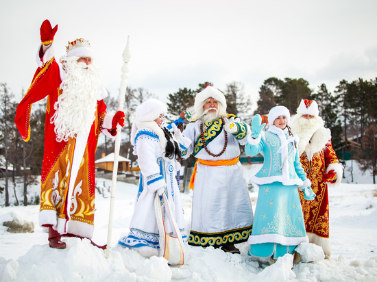 Белый Старец из Бурятии вошел в пятерку самых популярных Дедов Морозов в России