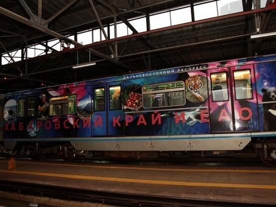 Третий дальневосточный: тематический поезд вышел на линию московского метро