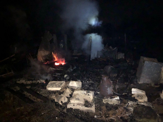 В Тверской области в деревянном доме сгорел мужчина