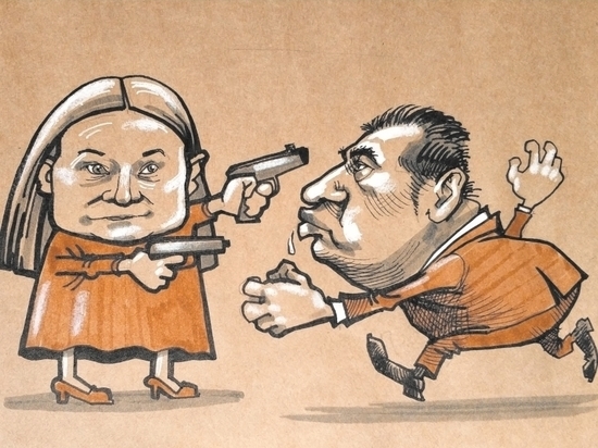 Карикатура на Марию Бутину и Слуцкого появилась в сети