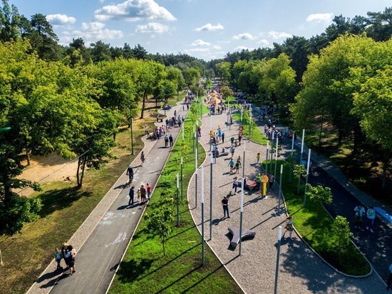 В Липецке завершается работа по реконструкции парка Металлургов