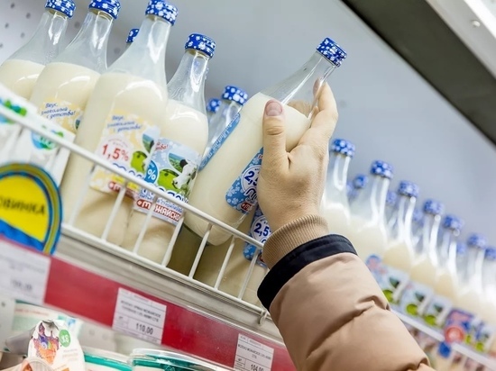 В магазинах Оренбурга неправильно располагаются молочные товары