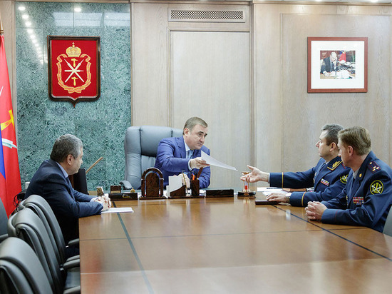 Тульский губернатор познакомился с новым начальником УФСИН по региону