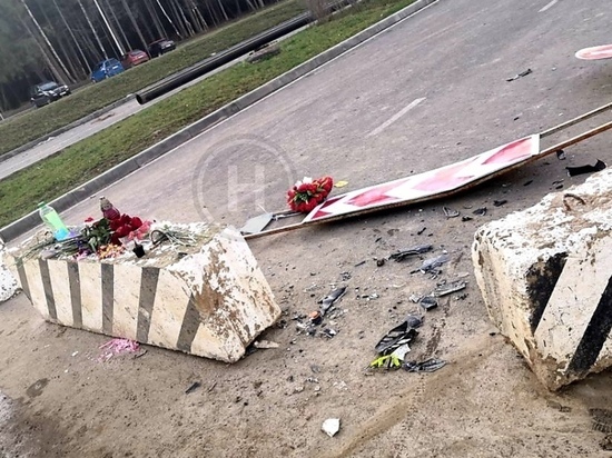 Очередной байкер влетел в бетонный блок в Обнинске