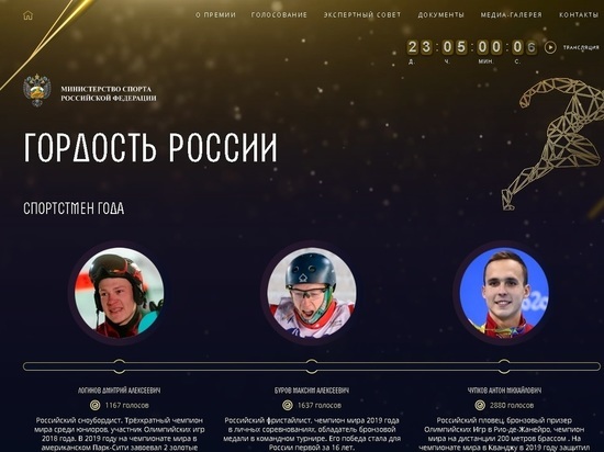 Максим Буров номинирован на звание «Спортсмен года»
