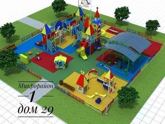 В Губкинском появятся более десяти новых детских игровых площадок