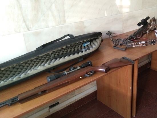 Чувашские приставы арестовали винтовку и арбалет должника