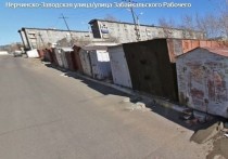 Владельцы убрали металлические гаражи-«ракушки» на перекрестке улиц Нечинско-Заводской и Забайкальского рабочего в Чите, где произошел порыв водовода