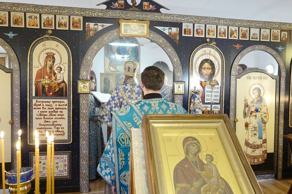 Митрополит Марк провел литургию в честь Дня иконы «Скоропослушница» 