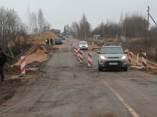 Водители в Вышневолоцком районе отмечают, что повреждённую ливнями дорогу отремонтировали очень быстро