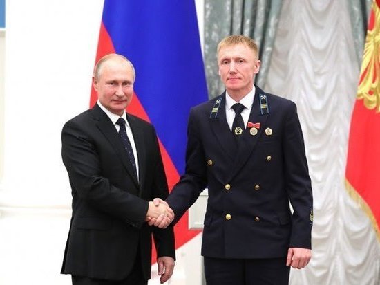 Президент РФ наградил Кузбасского шахтёра