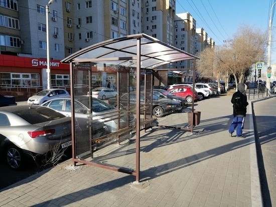 В Астрахани  установят 40 новых остановочных павильонов