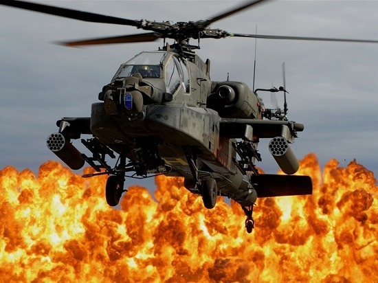 Появилось видео гибели американского Apache от советской "Осы"