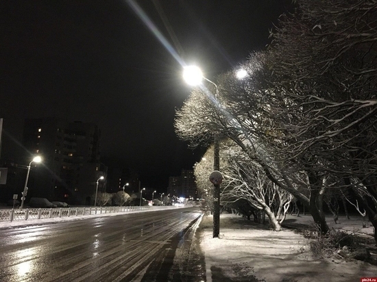 Мокрый снег прогнозируют завтра в Псковской области