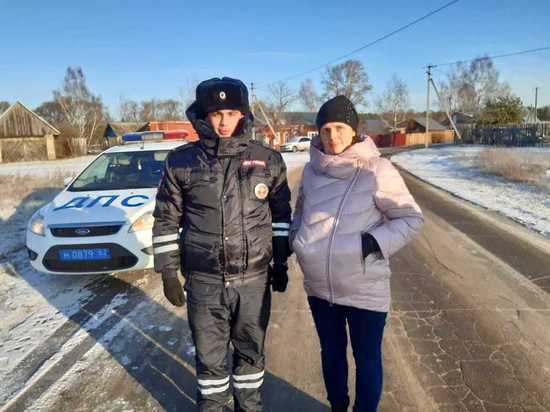 Рязанские автоинспекторы помогли на беременной женщине-водителю