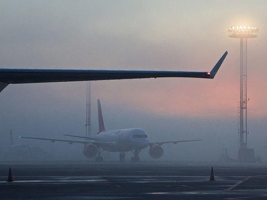 Абаканский аэропорт туманит