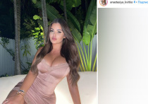 Российская модель Анастасия Квитко, которую называют русской Ким Кардашьян, выложила на своей странице в Instagram новый откровенный снимок