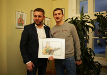 В Москве торжественно открылась выставка художника Александра Клочкова, посвящённая футбольному клубу «Локомотив»