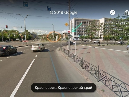 В центре Красноярска убрали светофоры и изменили движение в шлюзе