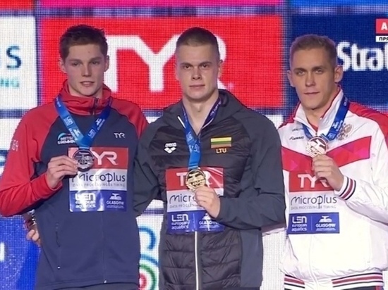 Обнинский пловец взял еще 2 медали на чемпионате Европы