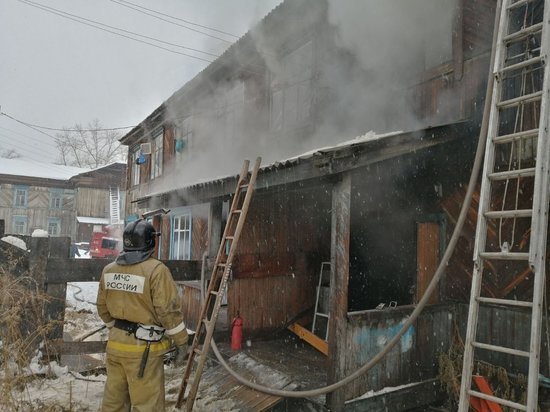 В посёлке Бохан горело общежитие педагогического колледжа