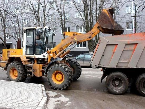 За неделю в Рязани израсходовали 735 кубометров пескосоляной смеси