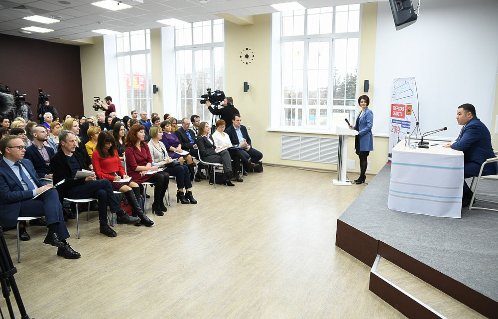 Игорь Руденя встретился с журналистами по итогам года в новом формате