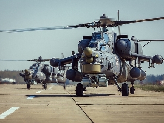 В Краснодарском крае разбился военный вертолёт МИ-28