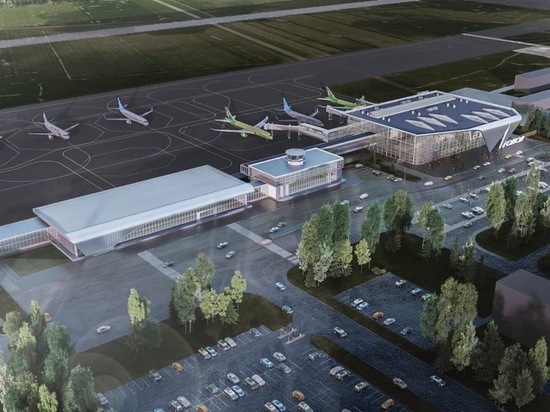 В Кузбассе завершили проектирование нового терминала аэропорта Алексей Леонов