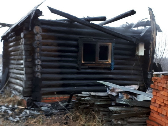 В Звениговском районе Марий Эл в пожаре пострадал частный дом