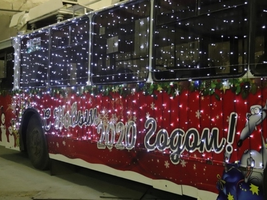 В новогодние праздники по улицам Иванова будут курсировать специальные троллейбусы с гирляндами