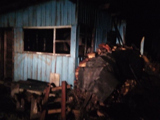 В Рыбновском районе на пожаре погиб пенсионер