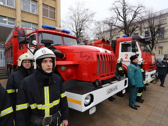 Рязань получила новую пожарно-спасательную технику