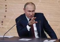 Президент России Владимир Путин на большой пресс-конференции заявил, что «Донбасс порожняк не гонит»
