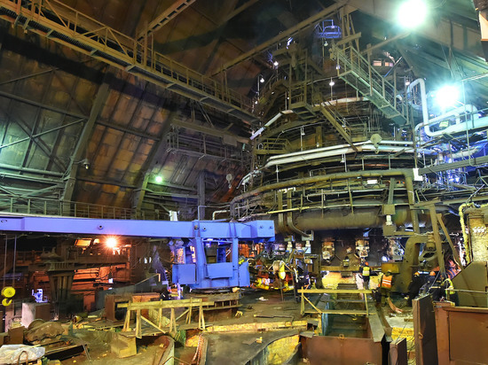 На Челябинском металлургическом комбинате отремонтирована доменная печь